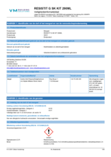 Resistit G SK Kit 290ML - SDS